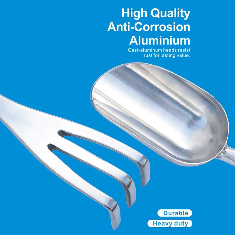 Aluminum garden hand tool set blade