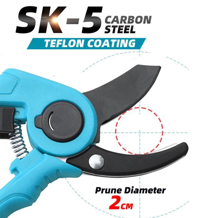 Stainless garden bypass pruners shears blade