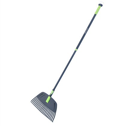 Barglarni yig'ish uchun plastik bog 'rake